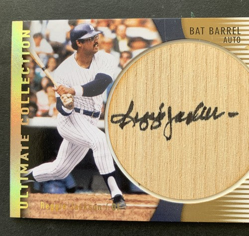 2008 Ultimate Collection Big Bat Barrel Reggie Jackson Auto Mint /10 Yankees Hof