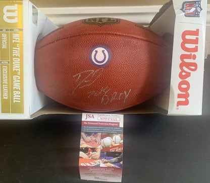 Darius Leonard Indianapolis Colts Signed Nfl Duke Football Droy 2018 Auto Jsa