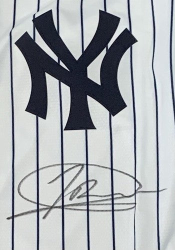 Jasson Dominguez Signed Nike Yankees Home Jersey Auto Fanatics & Mlb COA