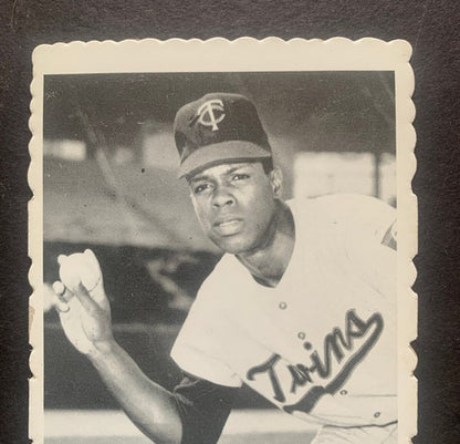 1969 Topps Deckle Edge Baseball Card #12 Rod Carew Twins Nm Hof