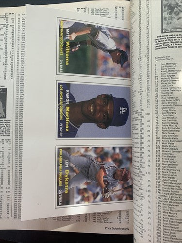 BASEBALL CARD PRICE GUIDE Scd DECEMBER 1990 KEN Griffey Jr W/ UNCUT CARDS INSIDE