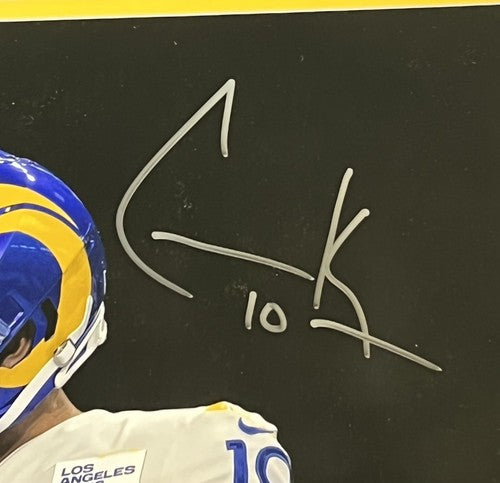Matt Stafford Cooper Kupp LA Rams Signed 16x20 Photo Framed SB Auto Fanatics