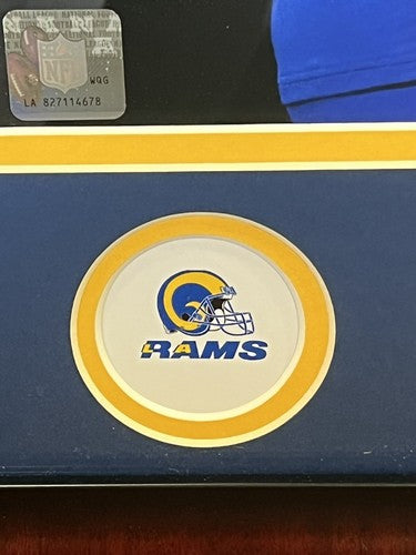 Matt Stafford Cooper Kupp LA Rams Signed 16x20 Photo Framed SB Auto Fanatics