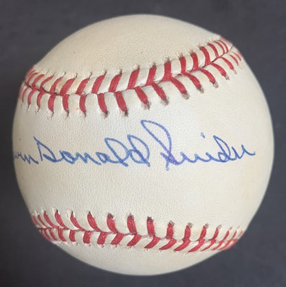 Duke Edwin Donald Snider Full Name Signed N.L Baseball HOF Psa COA Dodgers