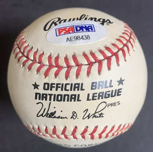 Duke Edwin Donald Snider Full Name Signed N.L Baseball HOF Psa COA Dodgers