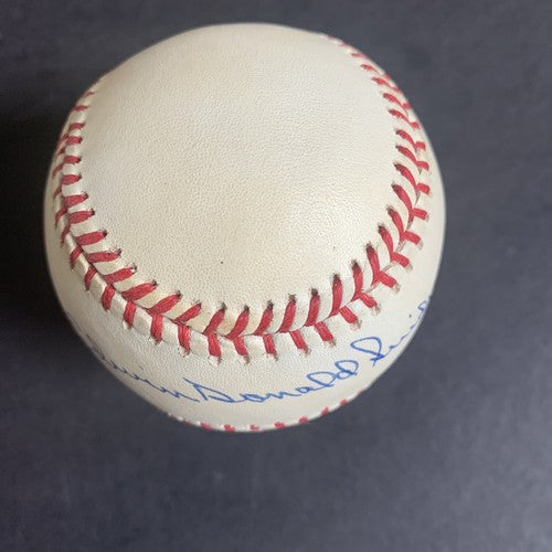 Duke Edwin Donald Snider Full Name Signed N.L Baseball HOF Psa COA Dodgers