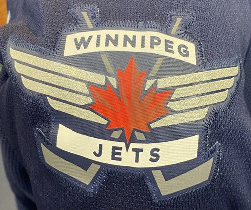 Andrew Ladd Authentic Reebok Winnipeg Jets Blue Jersey NHL Official Stitched L