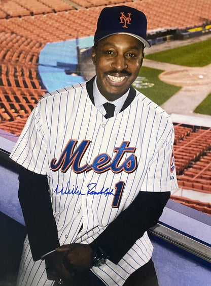 Willie Randolph Signed 16x20 Photo Former New York Mets Manager Autograph