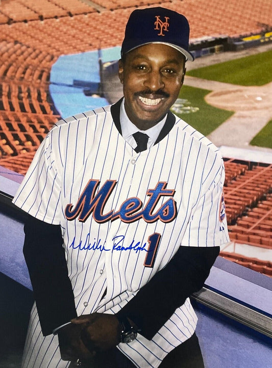 Willie Randolph Signed 16x20 Photo Former New York Mets Manager Autograph