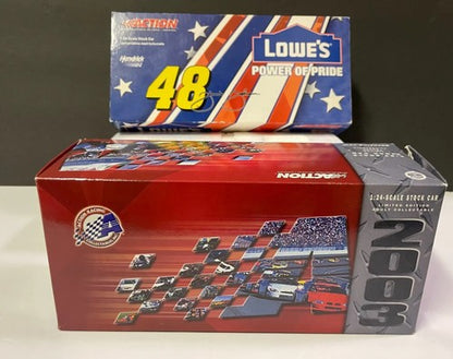2003 Action Racing Jimmie Johnson #48 Die Cast 1:24 Car Lowe's New Nib Mint