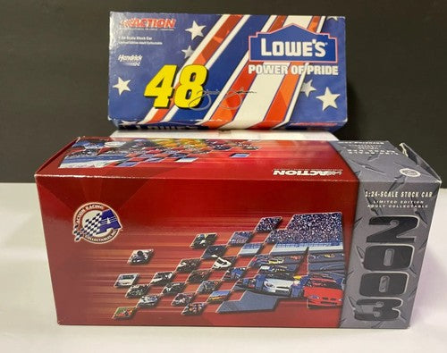 2003 Action Racing Jimmie Johnson #48 Die Cast 1:24 Car Lowe's New Nib Mint