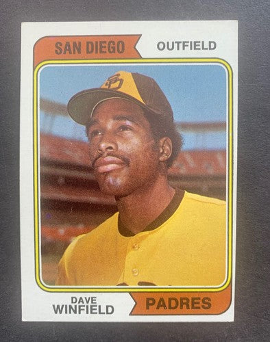 1974 TOPPS  #456 DAVE WINFIELD Rookie Nm Rc Hof Sharp Clean Card