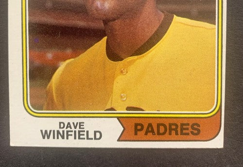 1974 TOPPS  #456 DAVE WINFIELD Rookie Nm Rc Hof Sharp Clean Card