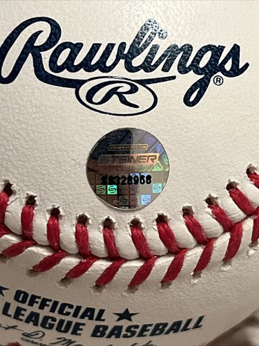 JD Martinez Ny Mets Signed Official Mlb Baseball Mint Autograph Steiner Coa