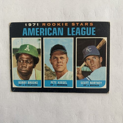 1971 Topps BASEBALL SET BREAK High # 728 & # 633 ROOKIE STARS Gd 2 Cards