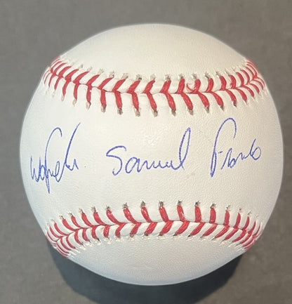 Wander Franco Tampa Bay Rays Signed Full Name Baseball Rookie Autograph JSA COA