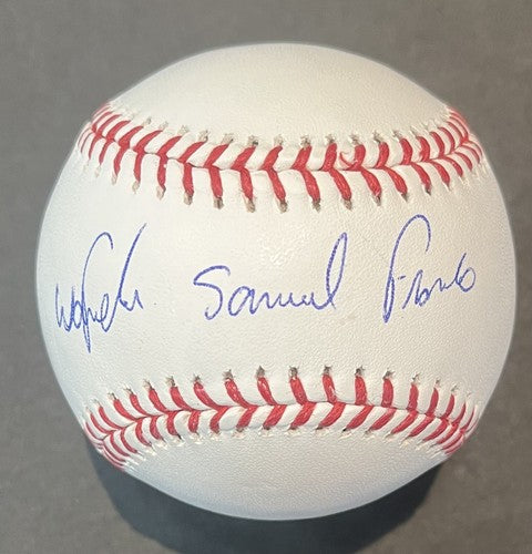 Wander Franco Tampa Bay Rays Signed Full Name Baseball Rookie Autograph JSA COA