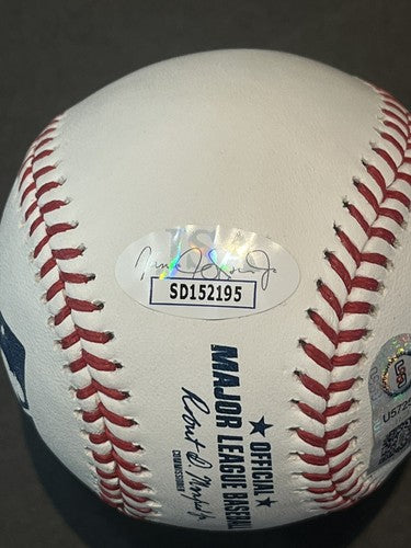 Wander Franco Tampa Bay Rays Signed Full Name Baseball Rookie Autograph JSA COA