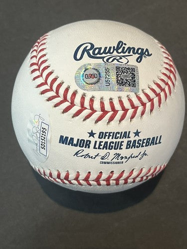 Wander Franco Tampa Bay Rays Signed Full Name Baseball Rookie Autograph JSA COA