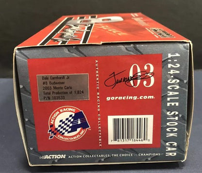 Dale Earnhardt Jr #8 Budweiser 2003 Monte Carlo Club Car Action Racing 1:24 Bank