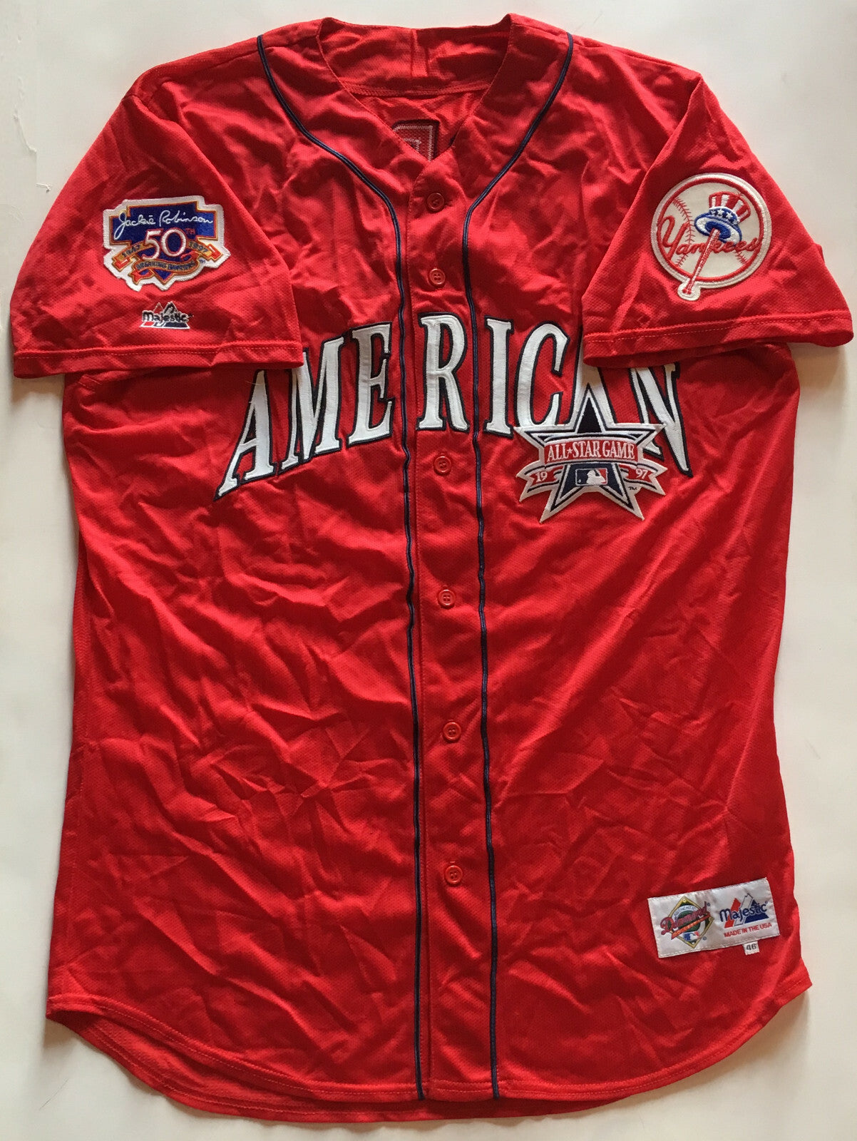 Joe Torre Authentic Game Used 1997 MLB All-Star Game Yankees #6 Jersey Worn COA