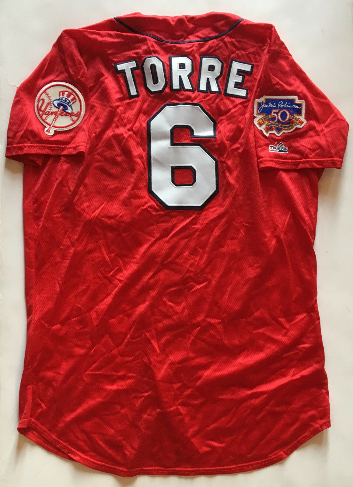 Joe Torre Authentic Game Used 1997 MLB All-Star Game Yankees #6 Jersey Worn COA