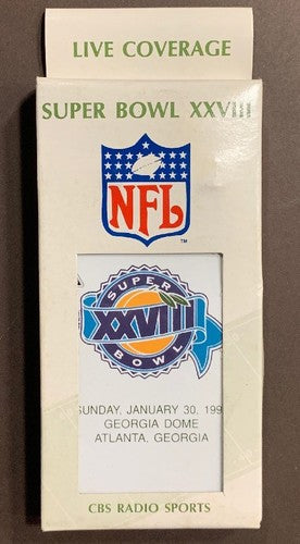 Super Bowl XXVIII 1994 Radio & Earphones NIB New Emmitt Smith MVP Cowboys