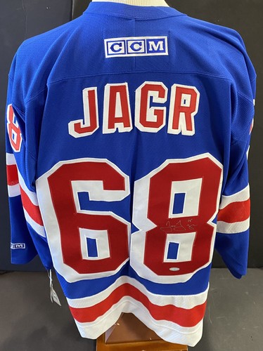 Jaromir Jagr New York Rangers Signed Authentic CCM NHL Jersey Autograph Steiner
