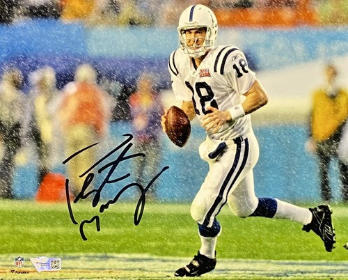 Peyton Manning Colts Signed 8x10 Framed Photo Super Bowl XLI Auto Fanatics Coa