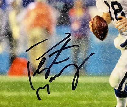 Peyton Manning Colts Signed 8x10 Framed Photo Super Bowl XLI Auto Fanatics Coa