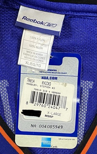 Stephon Marbury New York Knicks Reebok Official Licensed NBA Jersey XL Authentic