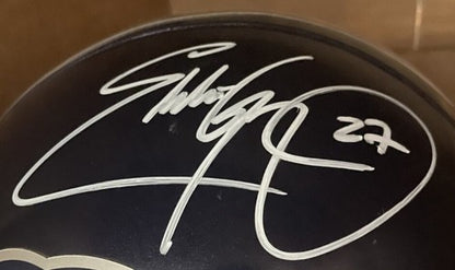 Derrick Henry & Eddie George Titans Signed FS Rep Helmet Heisman Helmet Auto JSA