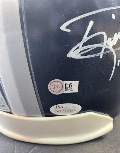Derrick Henry & Eddie George Titans Signed FS Rep Helmet Heisman Helmet Auto JSA