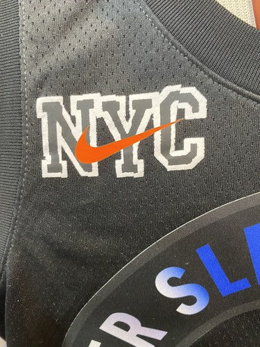 RJ Barrett Signed New York Knicks Nike Swingman City Jersey Auto Fanatics COA