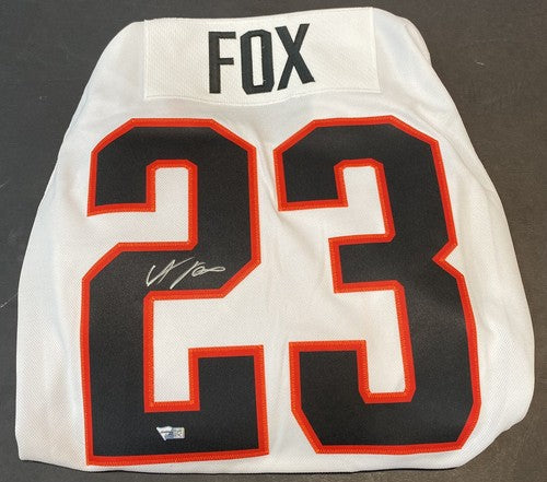 Adam Fox Rangers Signed Authentic 2022 All Star Jersey Auto Fanatics Fight Strap