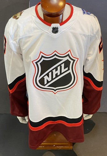 Adam Fox Rangers Signed Authentic 2022 All Star Jersey Auto Fanatics Fight Strap