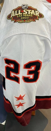 Adam Fox Rangers Signed Authentic 2022 All Star Jersey Auto Fanatics Fight Strap