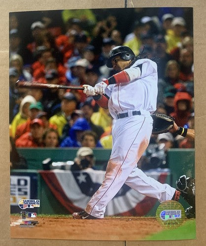 Manny Ramirez Boston Red Sox 8x10 2007 World Series Hr Holo Licensed Mint