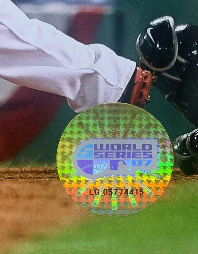 Manny Ramirez Boston Red Sox 8x10 2007 World Series Hr Holo Licensed Mint
