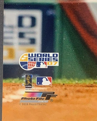 Manny Ramirez Boston Red Sox 8x10 2007 World Series Hr Holo Licensed Mint