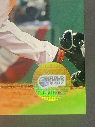 Manny Ramirez Boston Red Sox 8x10 2007 World Series Hr Holo Licensed Mint