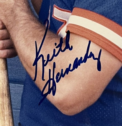 Don Mattingly Keith Hernandez Signed 8x10 Bat Game Photo Framed Vintage Auto Psa