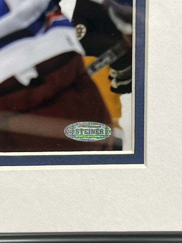 Jaromir Jagr Rangers Signed 8x10 Photo Record Breaking Goal Framed Auto Steiner