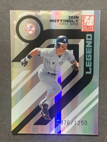 DON MATTINGLY 2005 DONRUSS ELITE LEGEND  #155 YANKEES # /1250 Nm - Mint