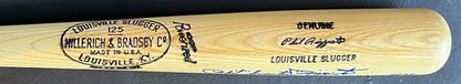 Phil Scooter Rizzuto Signed Ins MVP 1950 Game Model Bat auto Yankees JSA COA /50