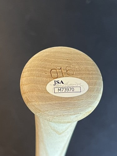 Phil Scooter Rizzuto Signed Ins MVP 1950 Game Model Bat auto Yankees JSA COA /50