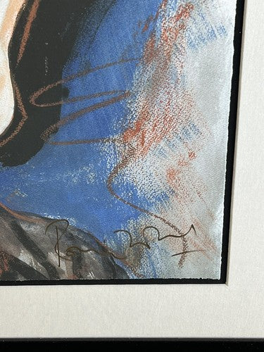 Ronnie Wood Signed Art Screen Print Jack Nicholson Framed Limited Auto /290 Coa