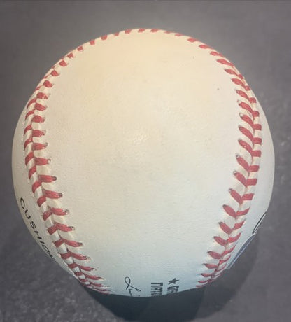 Chipper Jones Signed National League NL Baseball Vintage Auto Braves Hof Psa Coa