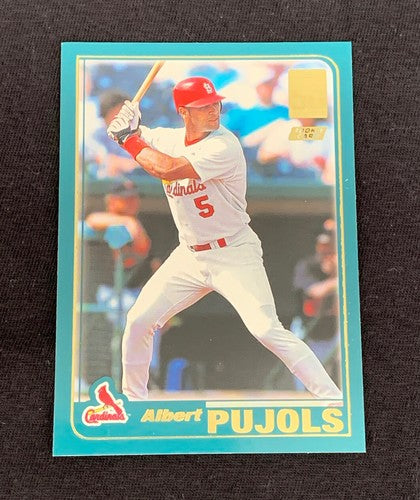 2001 Topps Traded Albert Pujols Rookie Card #T247 RC Cardinals 700 HR Nm - Mint