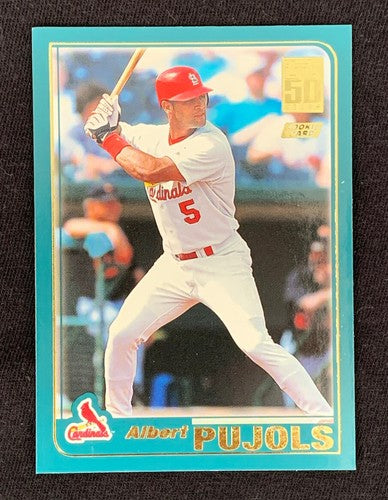2001 Topps Traded Albert Pujols Rookie Card #T247 RC Cardinals 700 HR Nm - Mint